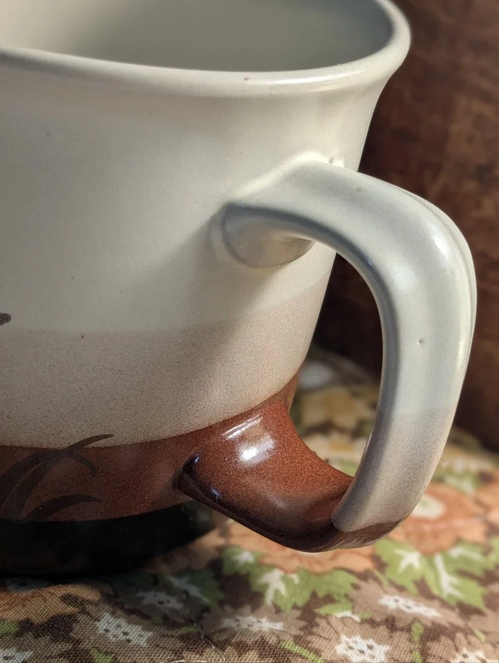 Vintage 70's Mug retro birds  seventies vibes retro